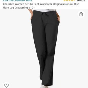 Cherokee L scrub Pant. New with tags.
